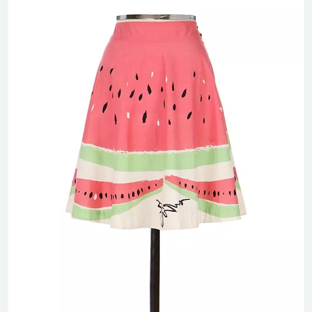 Anthropologie We Love Vera Slice of Summer Skirt Size 10 VGUC See Photos